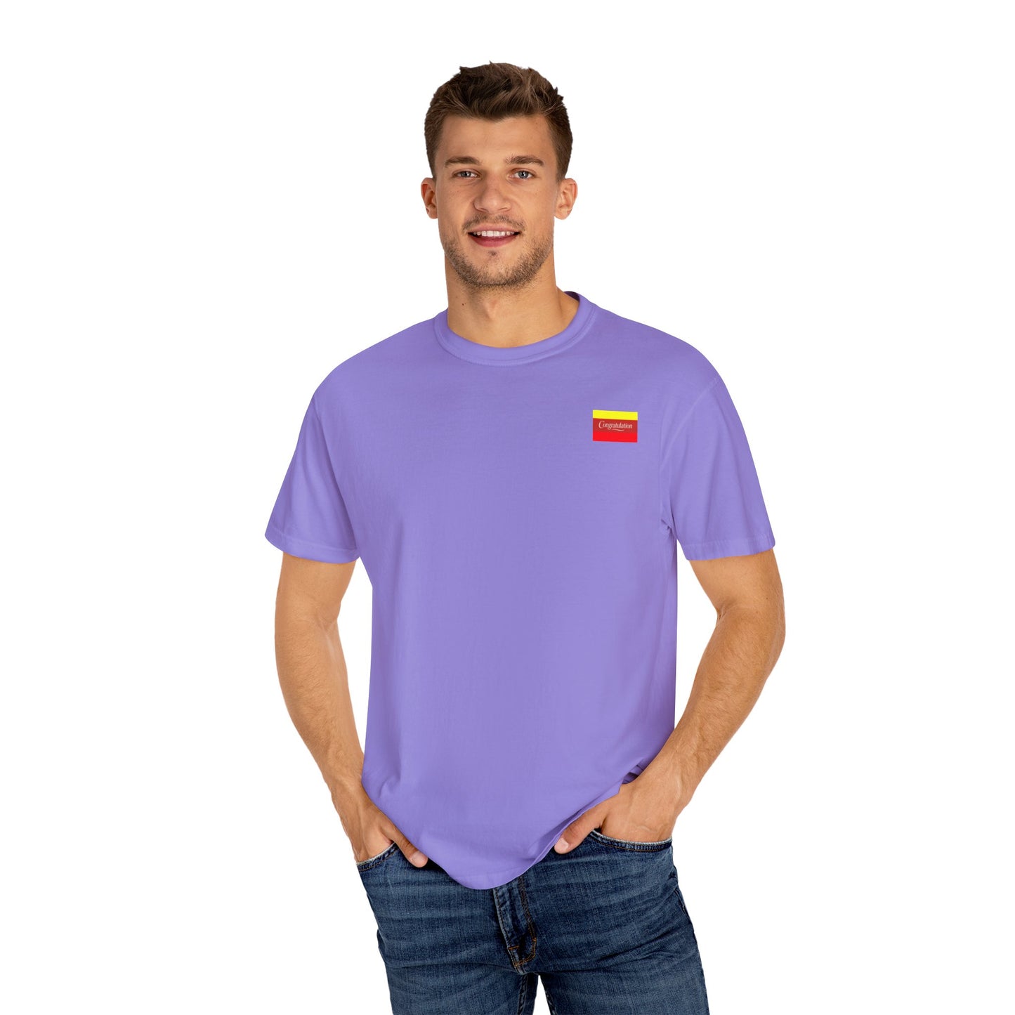 Garment-Dyed Unisex T-shirt - Casual, Trendy & Comfortable, Summer Wear, Gift for Friends, Perfect for Everyday Style, Streetwear
