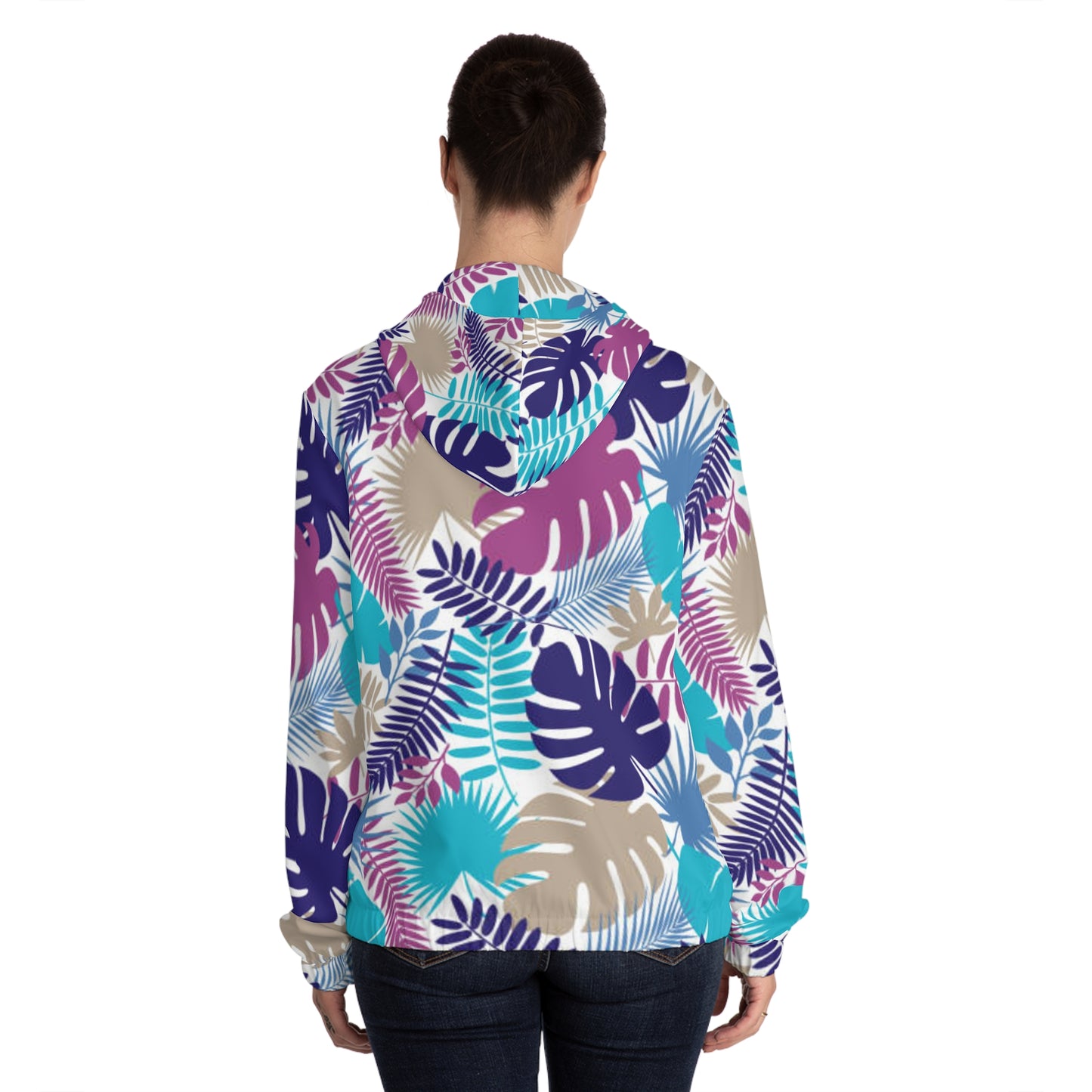 Women's Tropical Hoodie, Beach, Vacation, Summer Gift