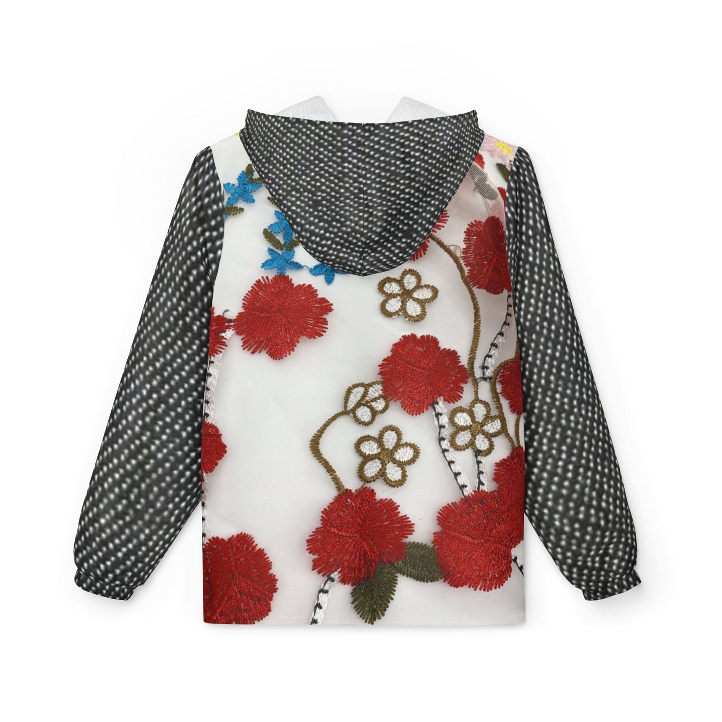 Floral Windbreaker Jacket, Stylish Lightweight Jacket for Outdoor Adventures, Perfect for Spring and Summer, Trendy Activewear, Gift for Her