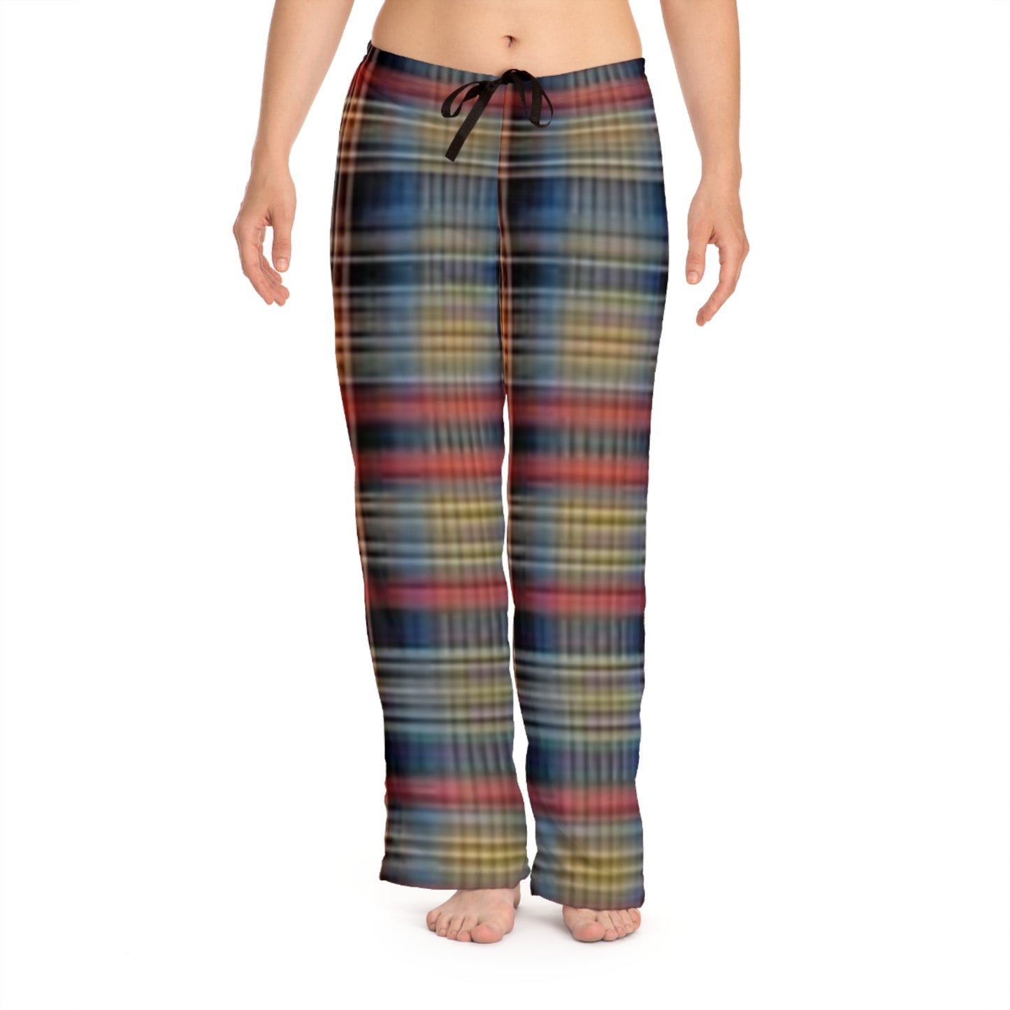 Cozy Plaid Women's Pajama Pants, Relaxed Fit Loungewear for Sleeping, Comfort Gift for Her, Cute Bedtime Outfit, Holiday Sleepwear
