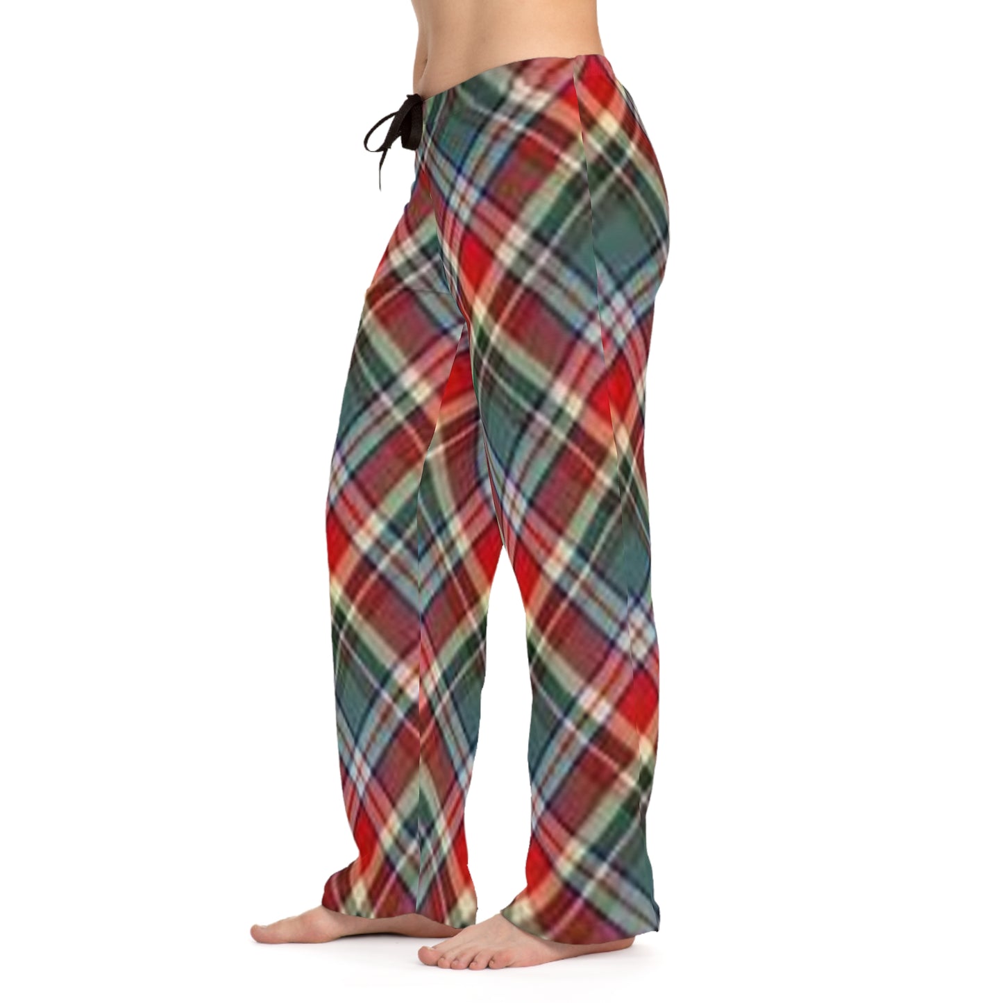 Cozy Plaid Women's Pajama Pants, Holiday Loungewear, Sleepwear for Women, Perfect for Christmas, Relaxation, and Gift Giving