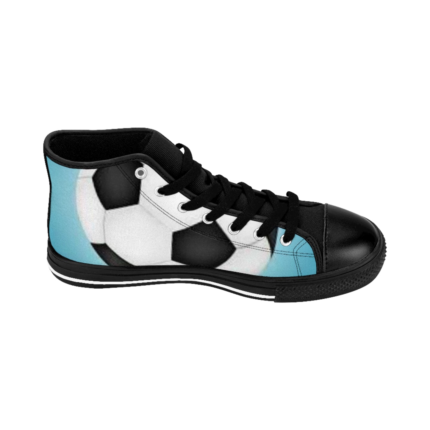 Soccer-Themed Men's Classic Sneakers - Fun Athletic Footwear for Sports Lovers, Gift for Soccer Fans, Casual Sneakers