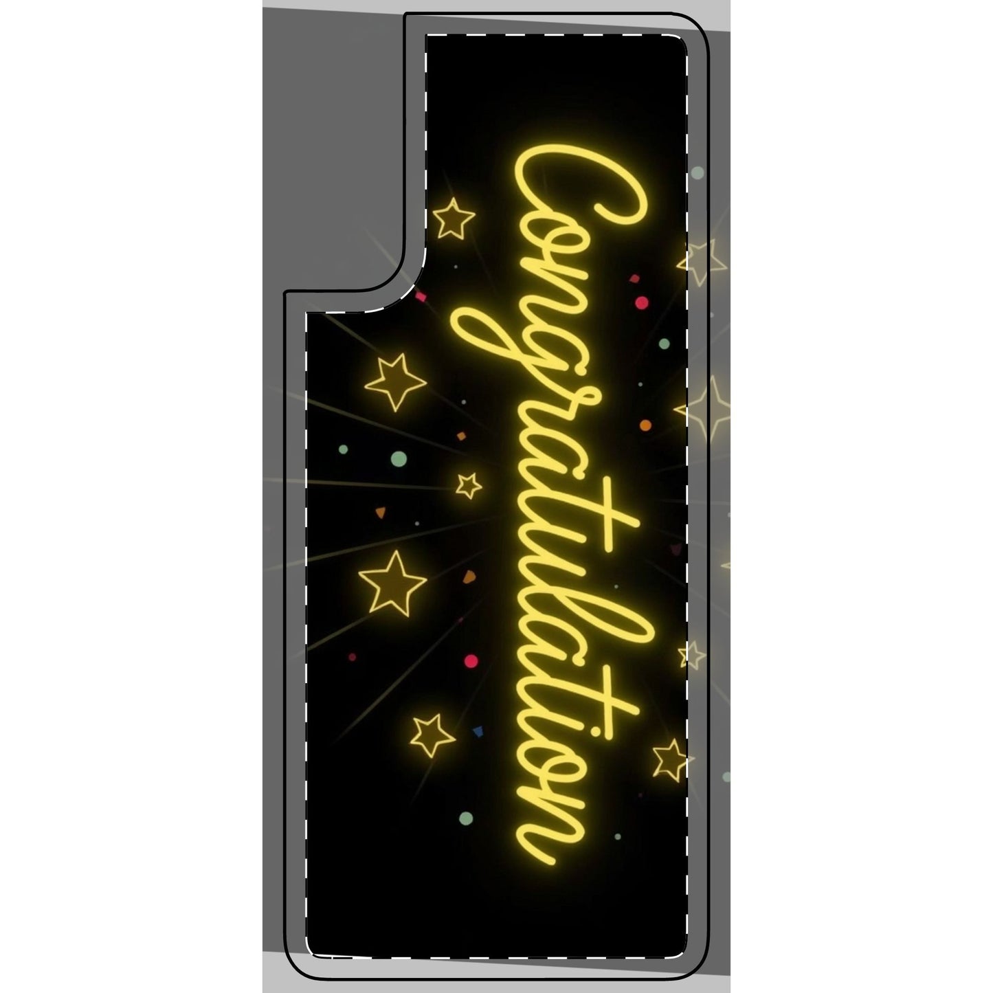 Congratulations Phone Skin, Gift for Graduates, Mobile Phone Cover, Personalized Phone Case, Custom Phone Accessory