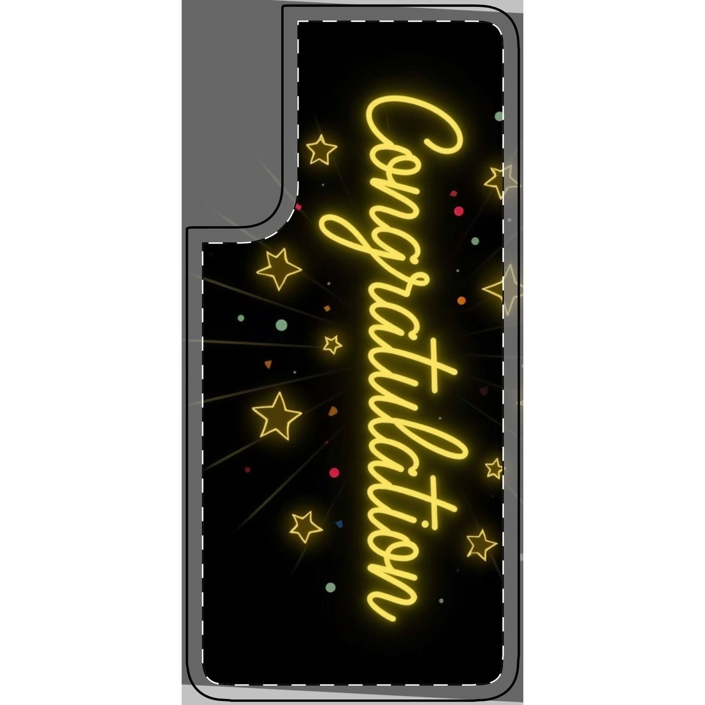 Congratulations Phone Skin, Gift for Graduates, Mobile Phone Cover, Personalized Phone Case, Custom Phone Accessory