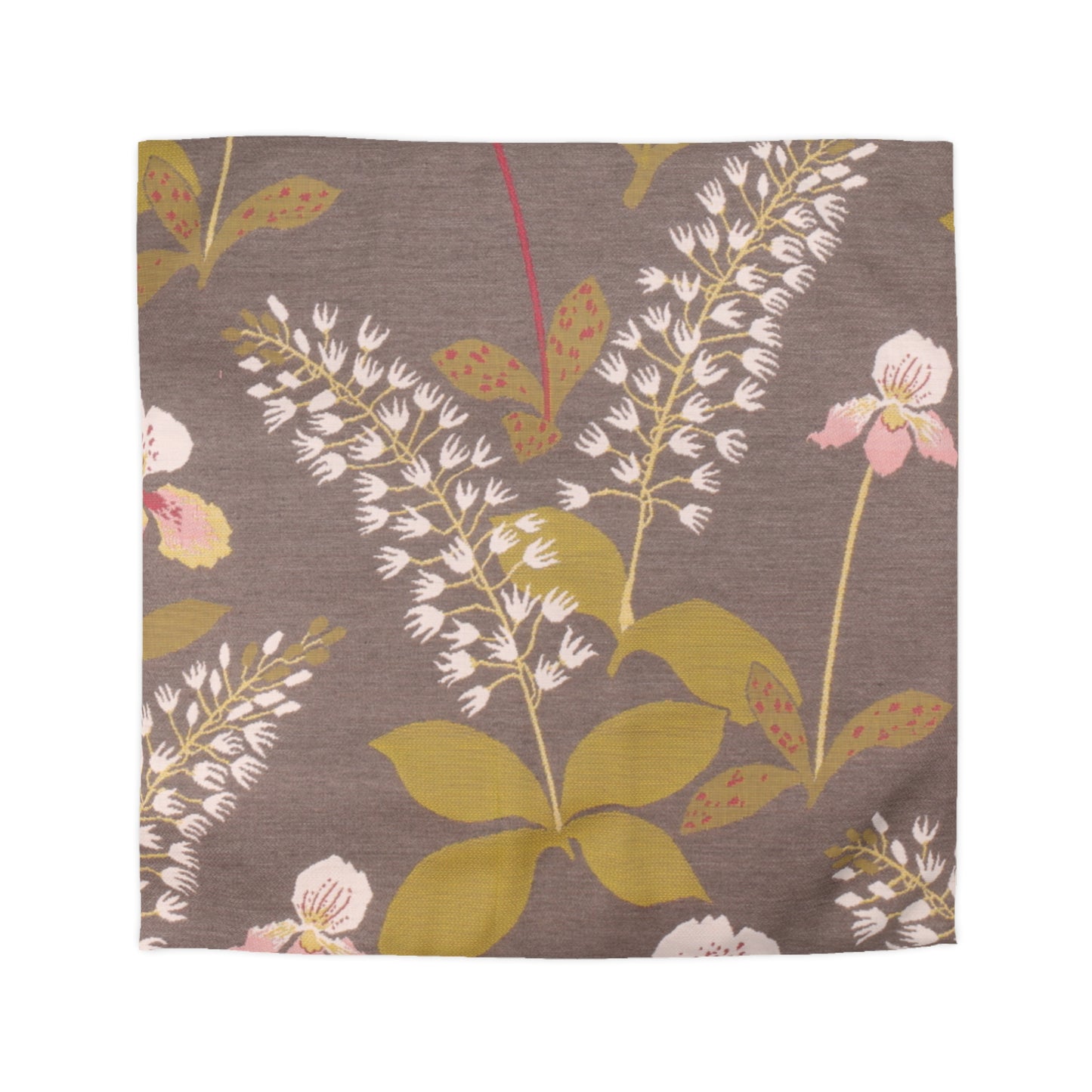 Floral Microfiber Duvet Cover, Boho Bedding, Elegant Bedspread, Cozy Bedroom Decor, Gift for Home, Spring or Summer Style