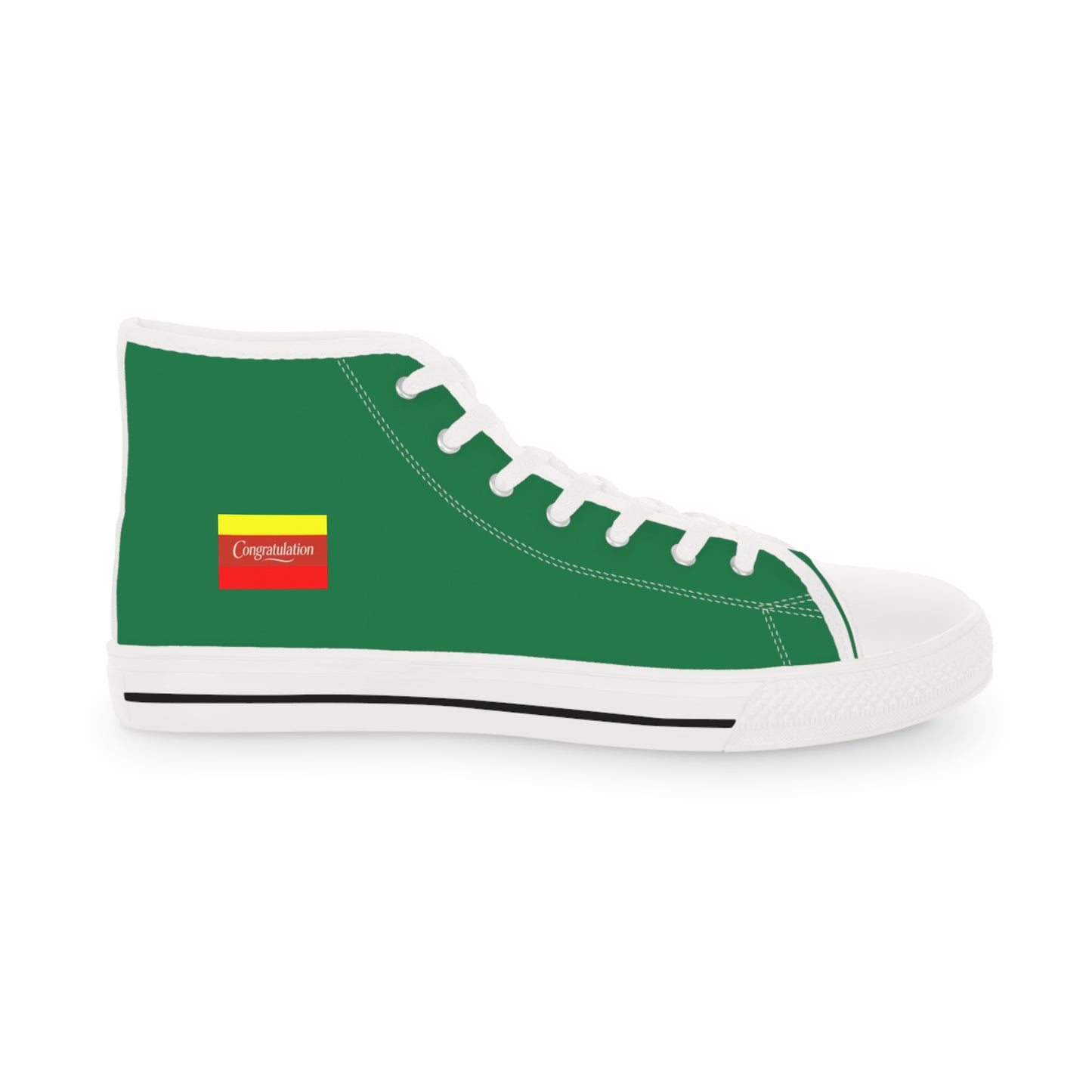 Stylish High Top Sneakers for Trendy Men, Casual Shoes, Sporty Footwear, Green Sneakers, Fashion Sneakers for All Occasions