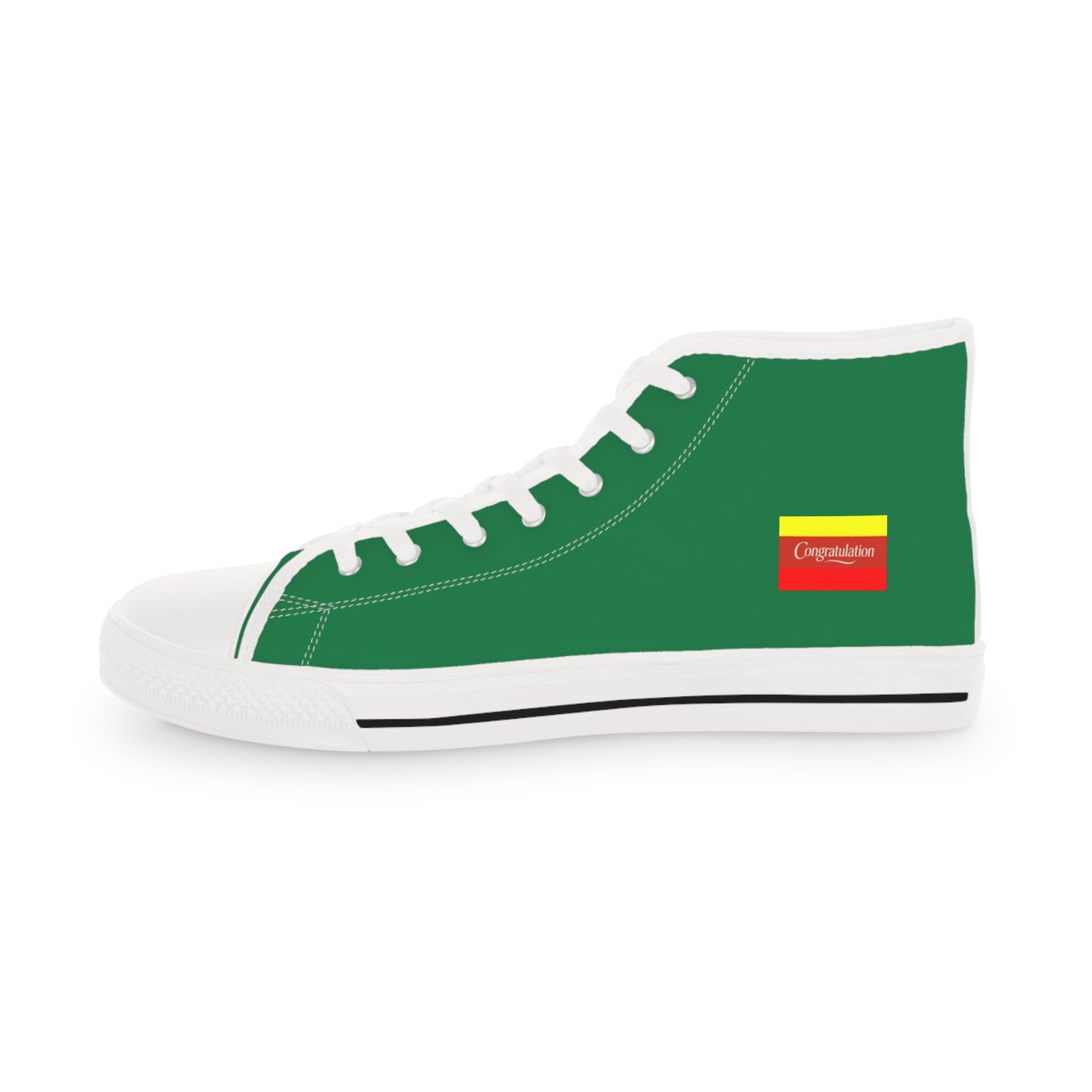 Stylish High Top Sneakers for Trendy Men, Casual Shoes, Sporty Footwear, Green Sneakers, Fashion Sneakers for All Occasions
