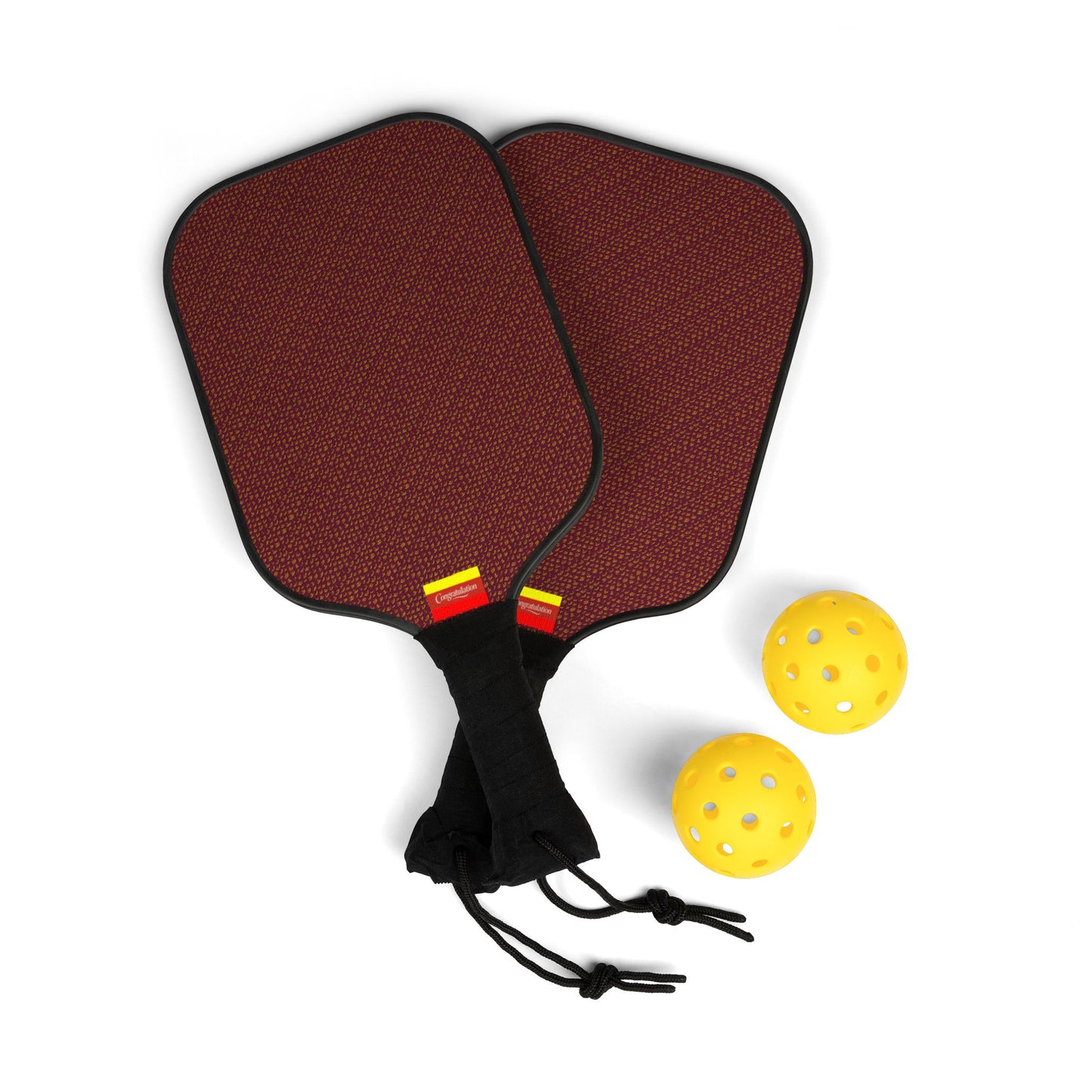 Pickleball Paddle Set - Fun for All Ages, Outdoor Games, Sports Accessories, Great for Parties and Family Gatherings