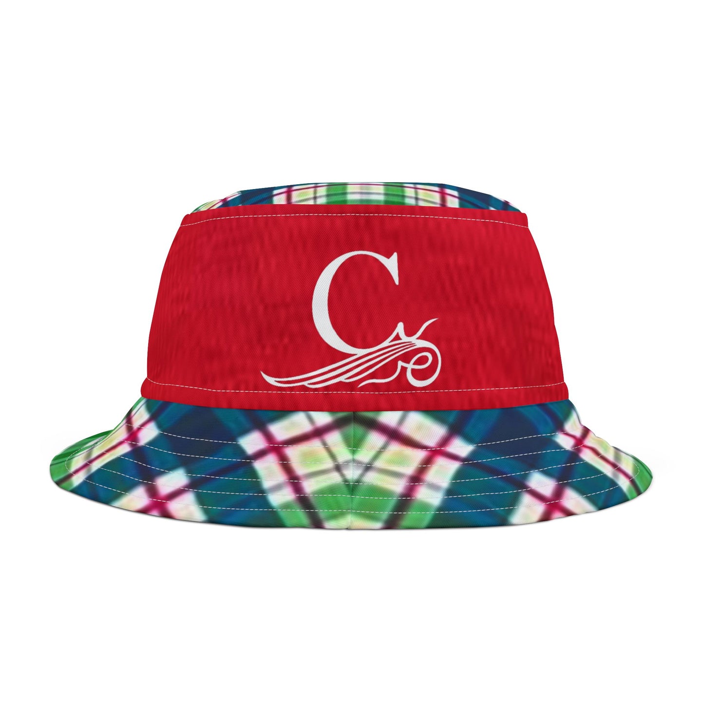 Plaid Bucket Hat - Personalized Outdoor Accessory, Summer Fashion, Trendy Gift, Festival Wear, Unique Style