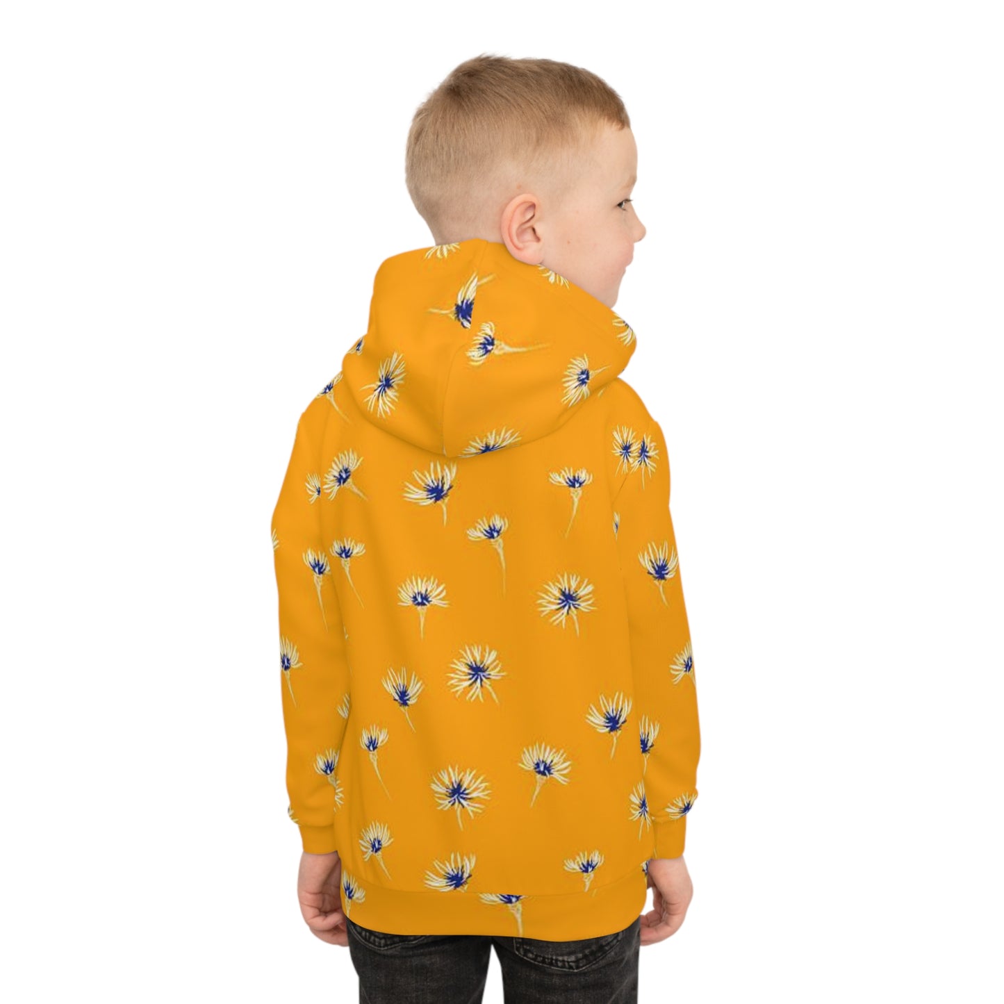 Bright Floral Children’s Hoodie - Cozy Spring Apparel, Cute Gift for Kids, Kid’s Fashion, Everyday Wear, Outdoor Play