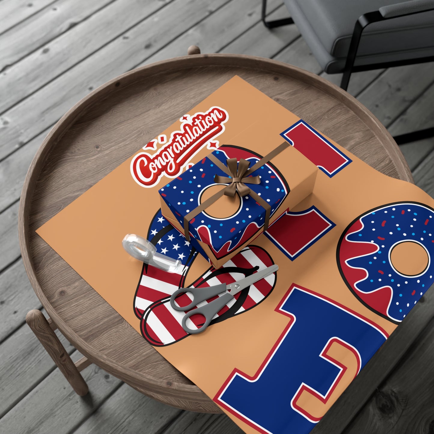 Patriotic Love Gift Wrap