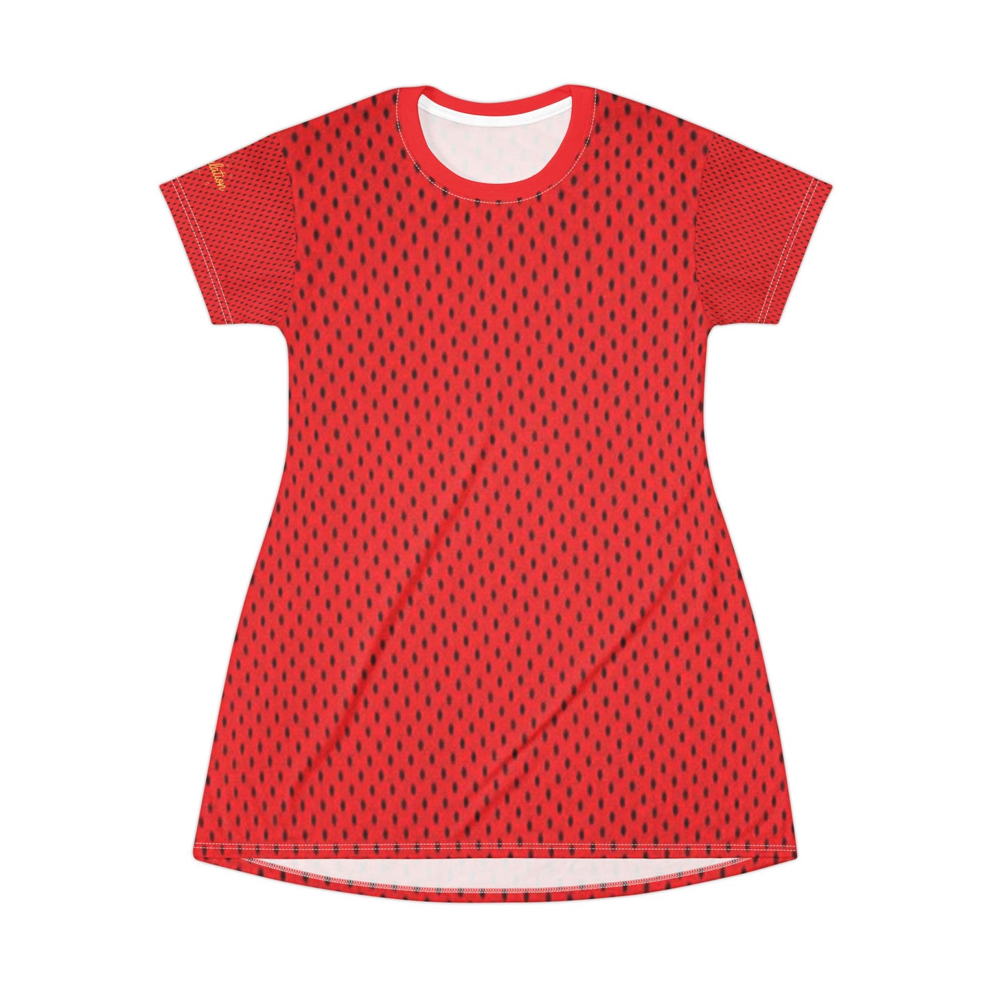 Vibrant Watermelon Pattern T-Shirt Dress, Summer Outfit, Casual Dress, Beachwear, Fun Fashion, Gift for Her