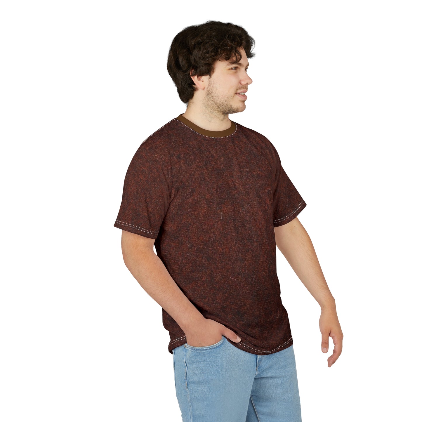 Rustic Unisex Cut & Sew Tee, Cozy Casual Wear, Earthy Fashion, Unique Gift for Him/Her, Everyday Style
