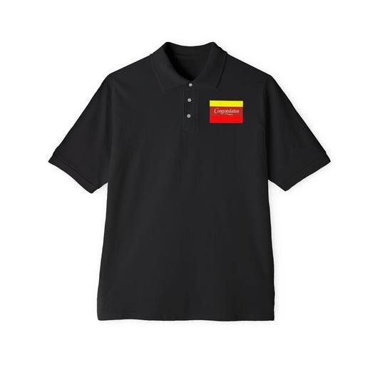Classic Men's Piqué Polo Shirt - Casual Style, Everyday Wear, Gift for Him, Summer Essential, Stylish Comfort