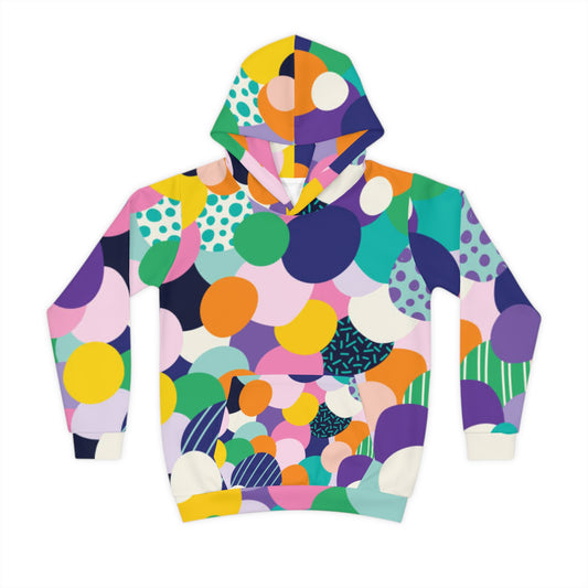 Colorful Children's Hoodie – Fun, Playful Design for Kids, Ideal Gift for Birthdays, Holidays, and Everyday Wear