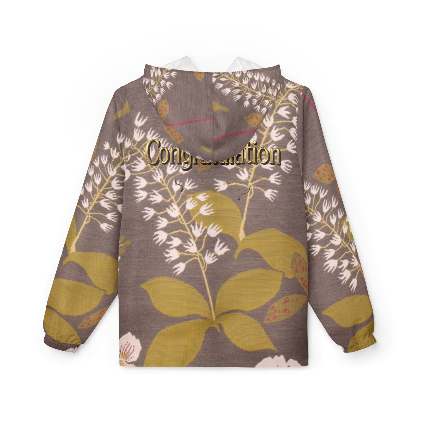 Floral Celebration Windbreaker Jacket | Lightweight Hooded Jacket for Outdoor Adventures, Perfect Gift for Graduations, Birthdays, and [...]