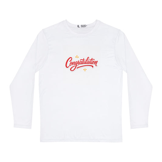 Men's Long Sleeve Shirt celebrating Achievements, Graduation Gift, Casual Wear, Relaxed Fit, Unique Design
