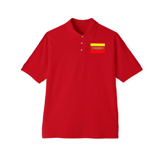 Stylish Men's Piqué Polo Shirt for Casual & Smart Wear, Gentlemen's Apparel, Summer Fashion, Gift for Dad, Versatile Polo