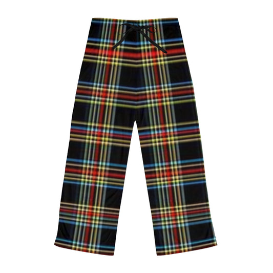 Cozy Plaid Women's Pajama Pants, Relaxing Sleepwear, Comfortable Lounge Pants, Perfect for Home and Holidays, Gift for Her