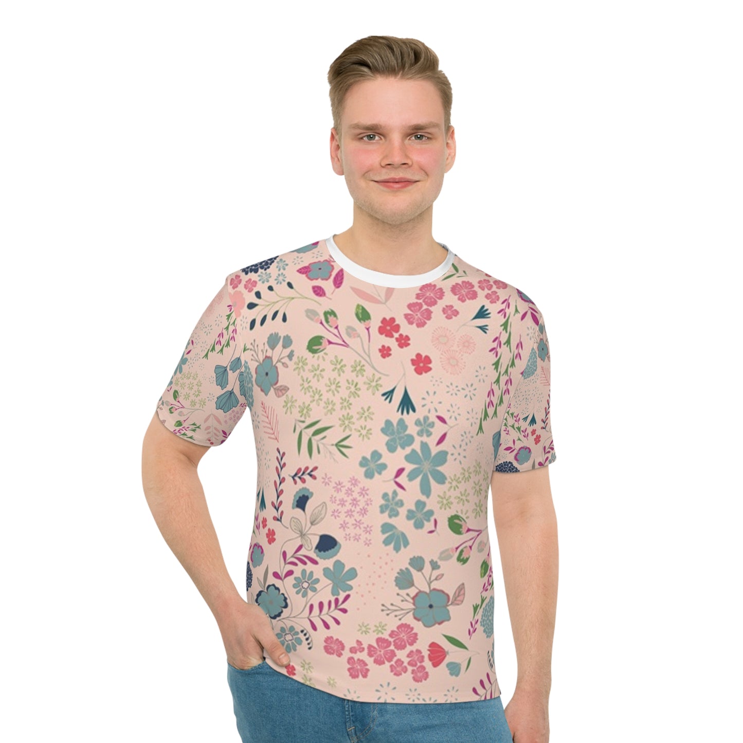 Floral Men's Loose T-Shirt | Casual Summer Tee, Graphic Shirt for Men, Gift for Nature Lovers, Beachwear Essential, Comfortable [...]