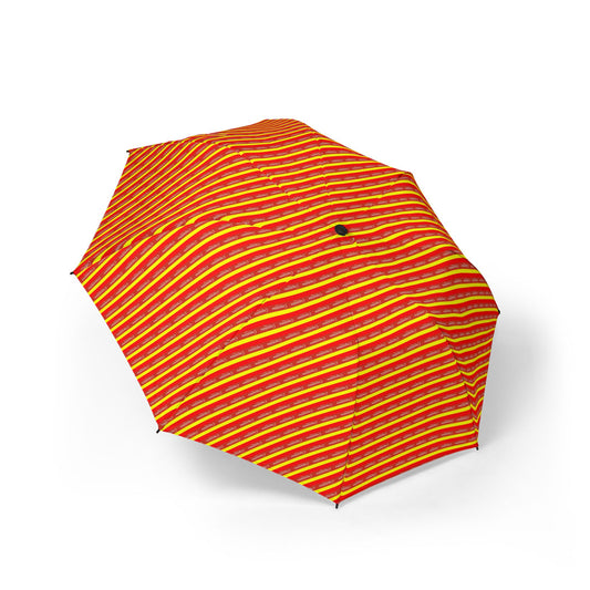Vibrant Plaid Semi-Automatic Umbrella | Stylish Rain Protection, Gift for Her, Spring Accessory, Outdoor Essential, Travel Must-Have