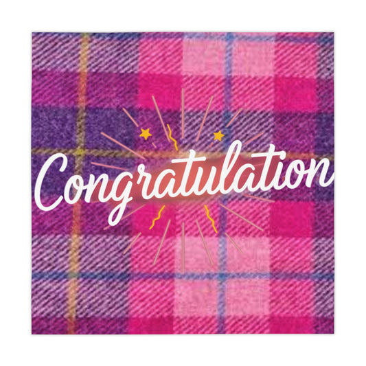 Celebrate with Style: Congratulations Tablecloth for Parties, Events, and Gatherings, Table Decor, Celebration, Gift Idea