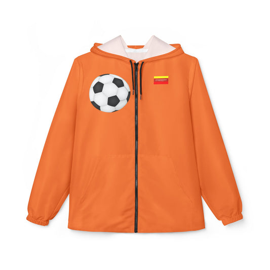 Sports-Themed Windbreaker Jacket - Perfect Gift for Soccer Fans, Athletic Wear, Outdoor Jacket, Gift for Him/Her, Casual Style, Summer [...]