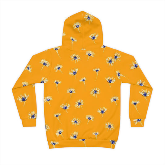 Bright Floral Children’s Hoodie - Cozy Spring Apparel, Cute Gift for Kids, Kid’s Fashion, Everyday Wear, Outdoor Play