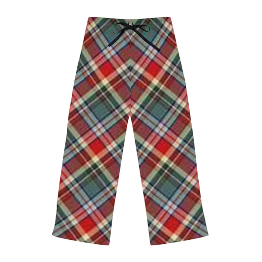 Cozy Plaid Women's Pajama Pants, Holiday Loungewear, Sleepwear for Women, Perfect for Christmas, Relaxation, and Gift Giving