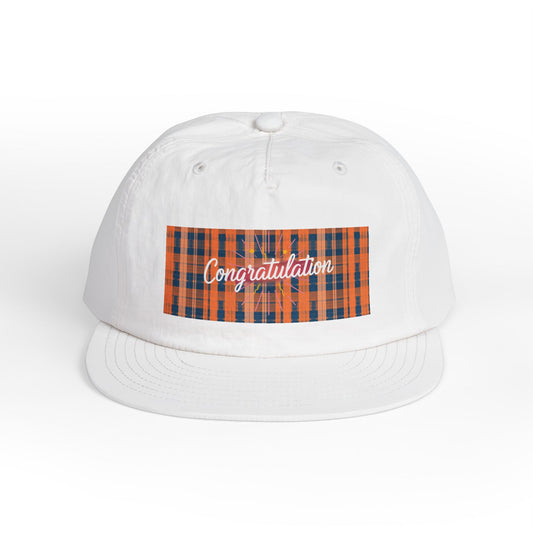Congratulations Surf Cap | Beach Hat, Gift for Surfer, Summer Accessory, Outdoor Activities, Cool Casual Wear