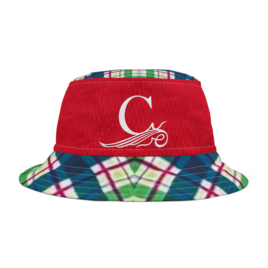 Plaid Bucket Hat - Personalized Outdoor Accessory, Summer Fashion, Trendy Gift, Festival Wear, Unique Style