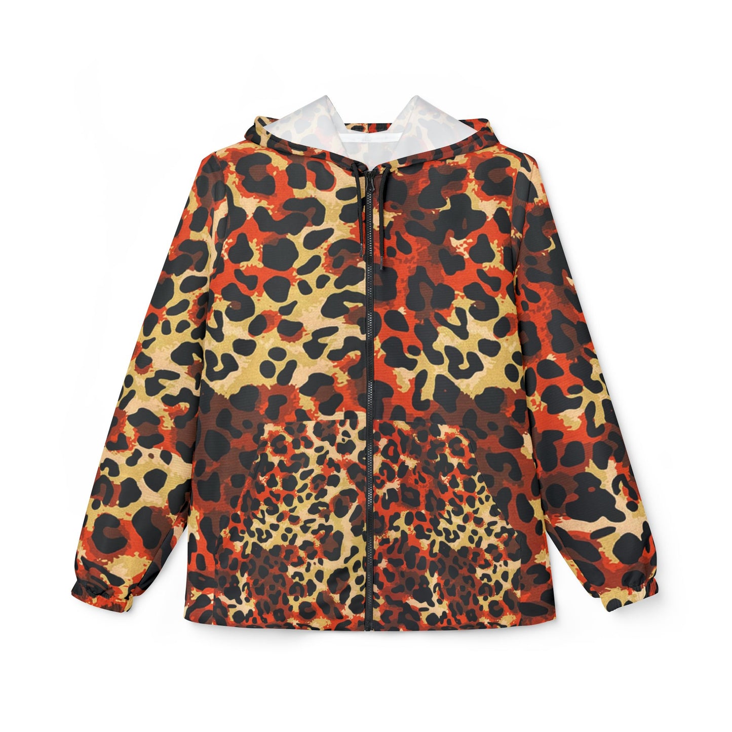 Leopard Print Windbreaker Jacket, Stylish Outdoor Gear, Fashionable Raincoat, Perfect for Spring, Unisex Jacket, Trendy Animal Print [...]