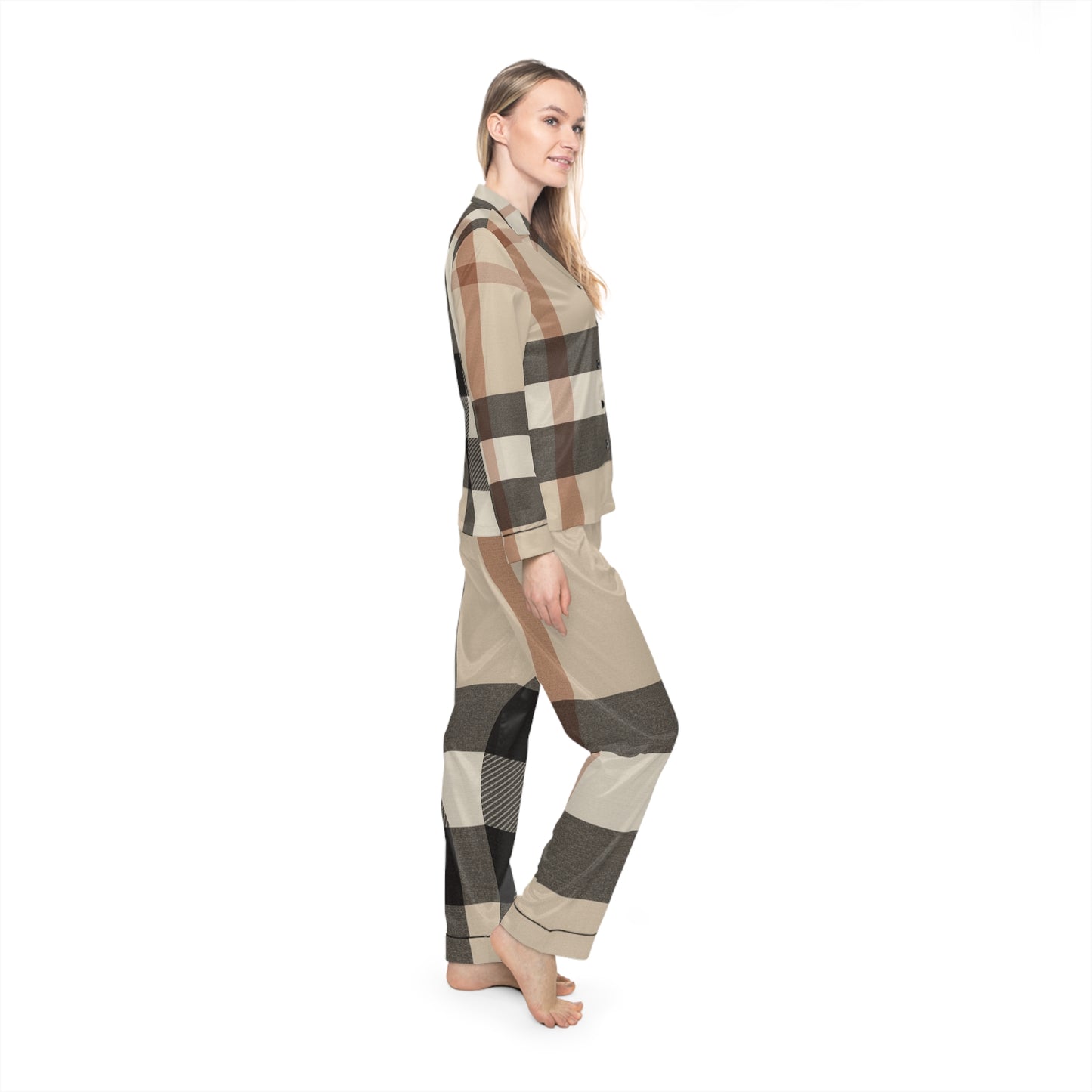 Chic Women's Satin Pajamas Set - Cozy Loungewear for Relaxing Nights, Great for Sleepovers, Spa Days, and Gifting