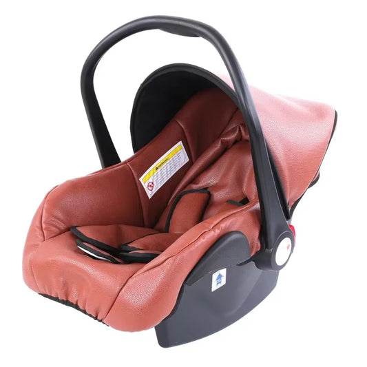Baby Stroller 3 in 1 Luxury Pram for Newborn Carriage PU Leather High Landscape Trolley Car 360 Rotating Baby Pushchair Shell